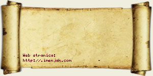 Danica Draganović vizit kartica